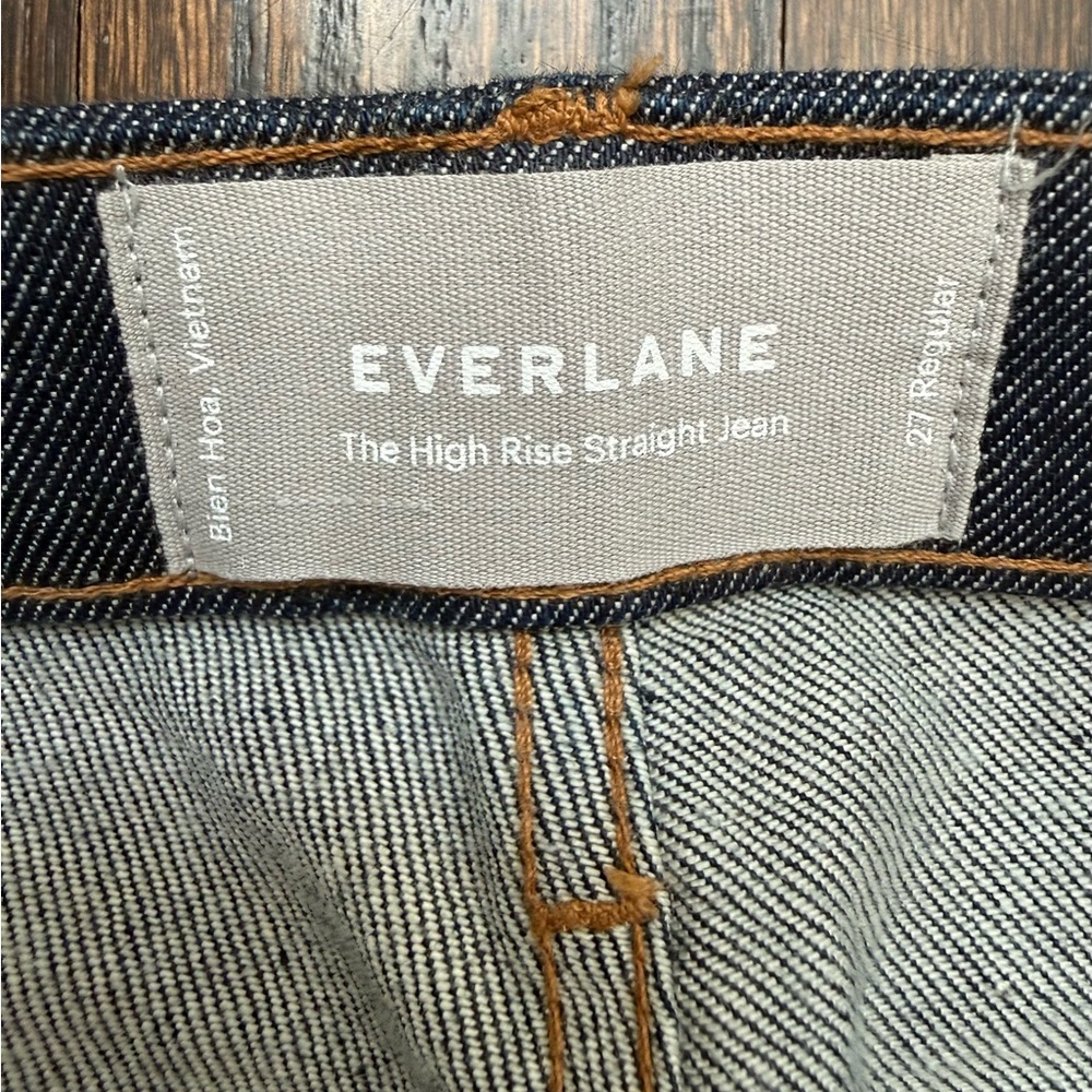 Everlane The high rise straight leg Jean 30 in to cuff inseam - Picture 2 of 5